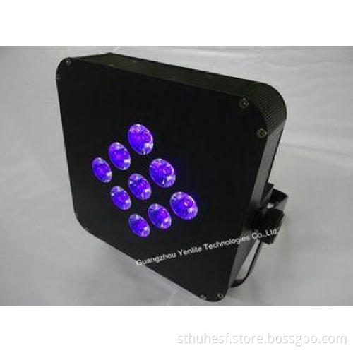 RGBWAU Rechargeable Portable LED Stage Light , Green / Blue